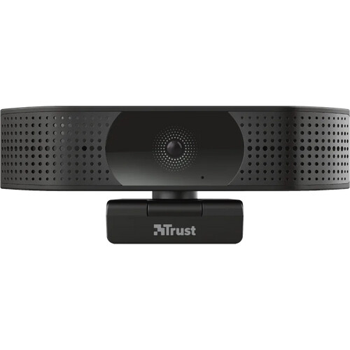 Die Trust Teza 4K Ultra HD Webcam lässt sich zum ...