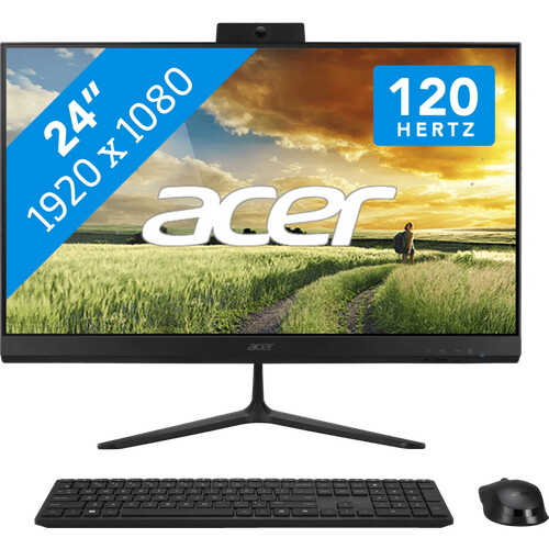 Op de 24 inch Acer Aspire (C24-B I5828) all-in-one ...