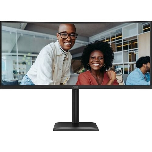 De CU34E4CV beschikt over een 34" WQHD-scherm met ...