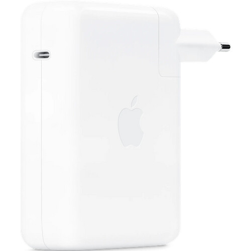Met de Apple 140W usb C Power Adapter Wit laad je ...