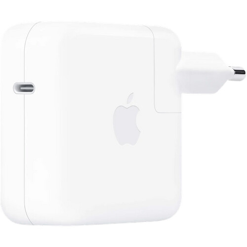Met de Apple 70W usb C Power Adapter Wit laad je ...
