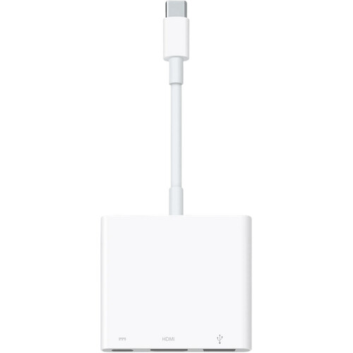 Je hebt een MacBook met usb C of Thunderbolt 3 ...