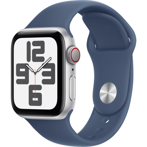 Met Apple Watch SE 2024 4G 40mm Zilver Sportband ...