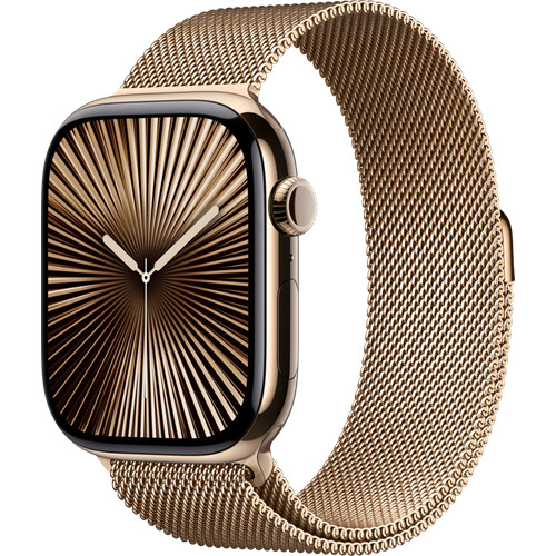 Met de Apple Watch Series 10 4G 46mm Titanium Goud ...
