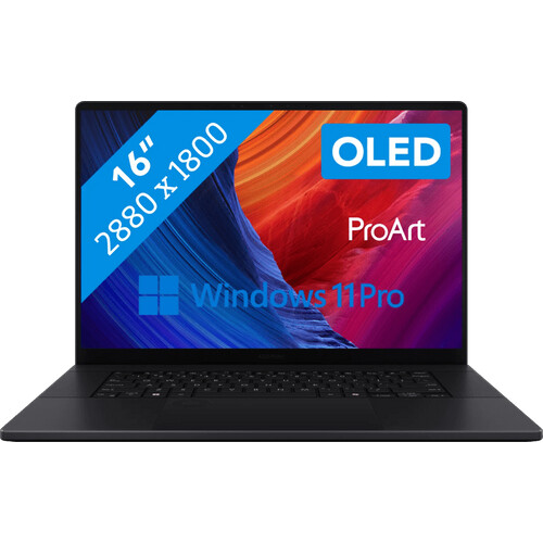 Met de ASUS ProArt P16 OLED H7606WP-RJ129X QWERTY ...