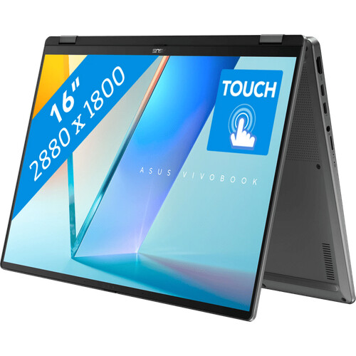 Met de ASUS Vivobook 16 Flip OLED TP3607SA-RJ022W ...