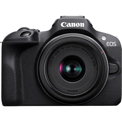 De Canon EOS R100 Zwart + RF-S 18-45mm f/4.5-6.3 ...