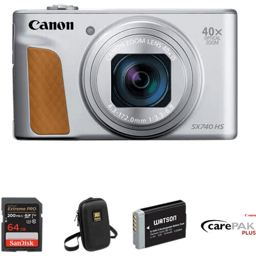 De Canon PowerShot SX740HS Lite Travel Kit Zilver ...