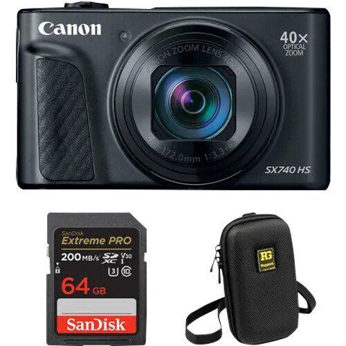 De Canon PowerShot SX740HS Lite Travel Kit Zwart ...