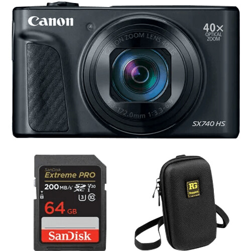 De Canon PowerShot SX740HS Lite Travel Kit Zwart ...