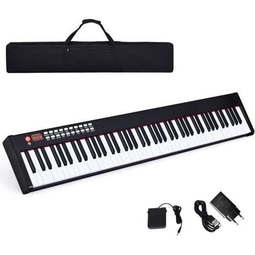 De ruimtebesparende 88-toets elektrische piano is ...