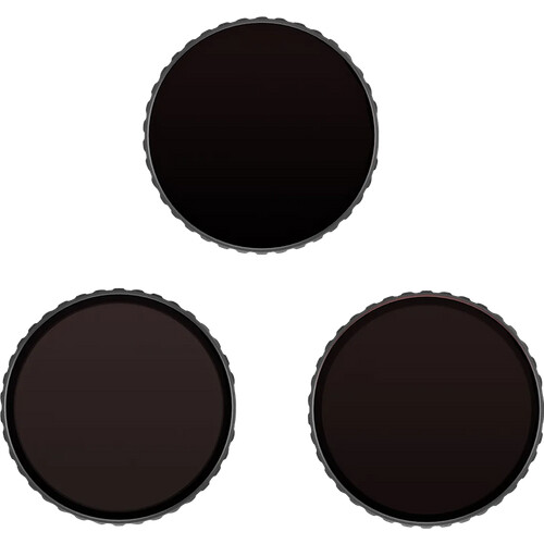 In de DJI Osmo Action ND Filter Kit zitten 3 ...