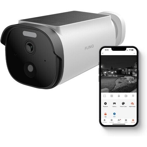 FlinQ Slimme Solar Buitencamera Sentinel: Voel je ...