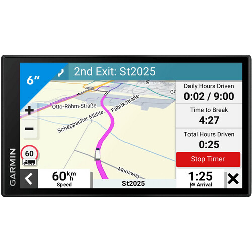 Met de Garmin Dezl LGV610 Truck Europa vind je ...