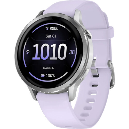 Met de Garmin Venu 4 Zilver/Paars 41 mm weet je ...