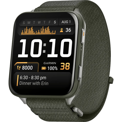 De Garmin Venu X1 Groen is een dunne en ...