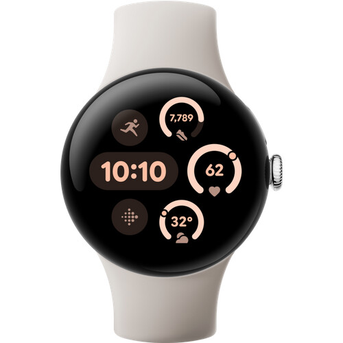 Google Pixel Watch 3 Zilver/Crème 41mm werkt goed ...