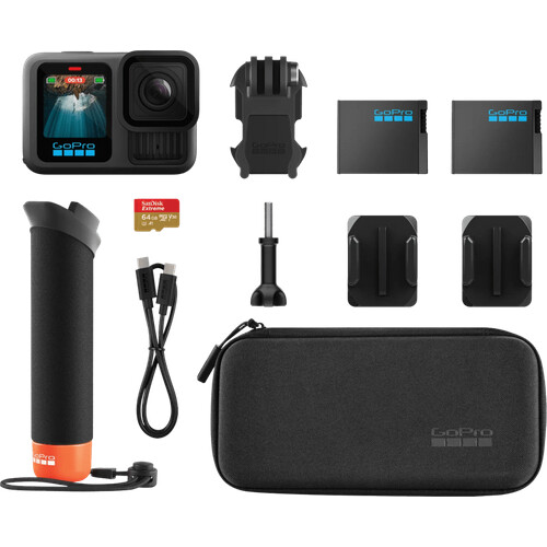 Met de GoPro HERO 13 Black Accessoires Bundel neem ...