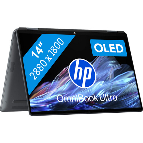 Met de HP OmniBook Ultra Flip OLED 14-fh0090nd ...