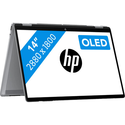 Met de HP OmniBook X Flip 14-fk0975nd werk je snel ...