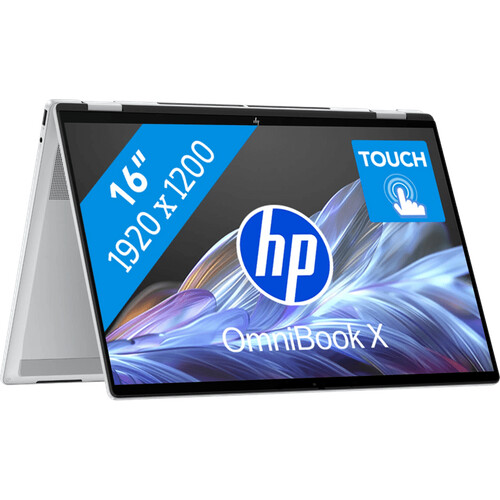 Met de HP OmniBook X Flip 16-as0950nd werk je snel ...
