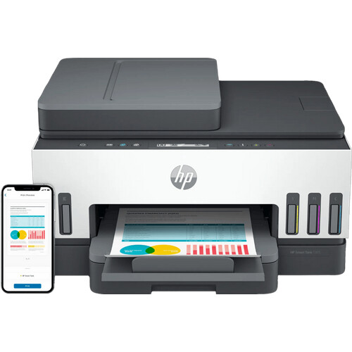 Met de HP Smart Tank 7305 All-in-One printer print ...