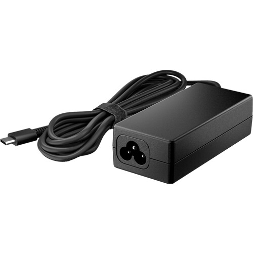 Met de HP USB-C AC Adapter 45W laad je jouw laptop ...