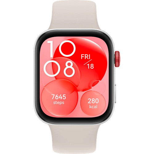 Met de Huawei Watch Fit 3 Zilver/Wit ben jij ...