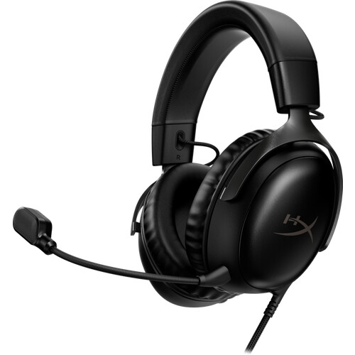 Met de zwarte HyperX Cloud III Wired Gaming ...