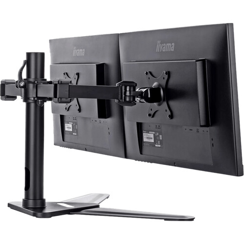 Met de iiyama Monitorbeugel DS1002D-B1 zet je 2 ...