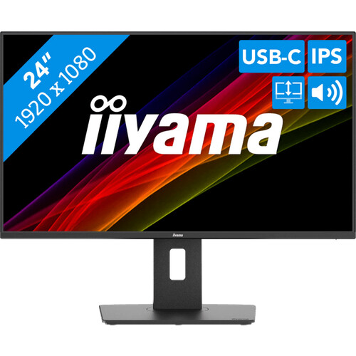 Met de iiyama ProLite XB2497HSN-B1 24 inch monitor ...