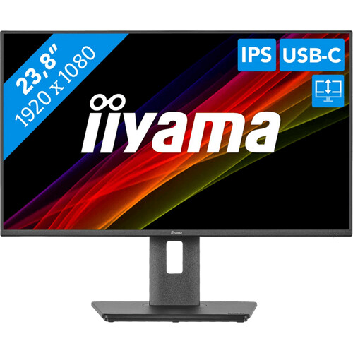Met de iiyama ProLite XB2497HSU-B1 24 inch monitor ...