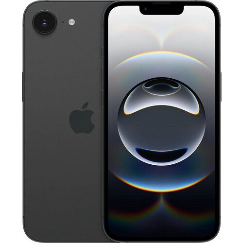 Apple iPhone 16e 512GB Zwart is een compacte en ...