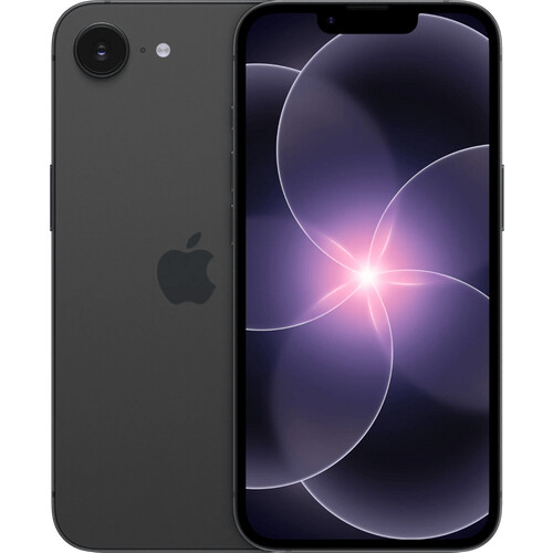 Apple iPhone 17e 256 GB Zwart is een kleine, ...