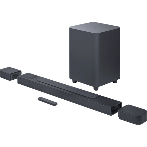 Dankzij de afneembare achterspeakers van de JBL ...