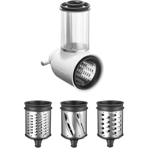 Met de KitchenAid 5KSMVSA Groentesnijder en rasp ...