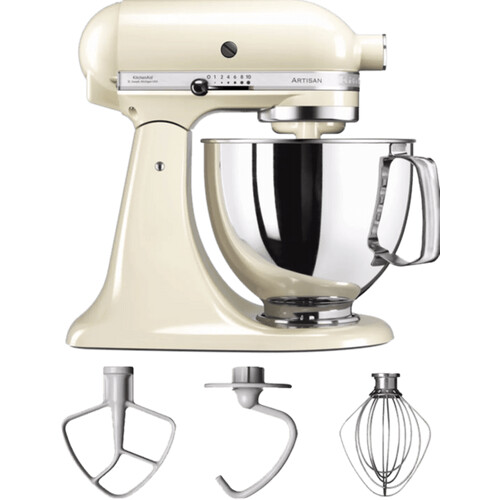 Met de KitchenAid Artisan Mixer 5KSM125 mix en ...