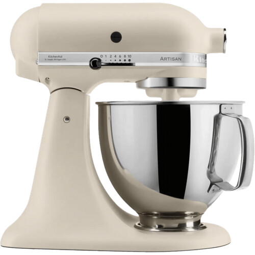 Met de KitchenAid Artisan Mixer 5KSM125EMH mix en ...