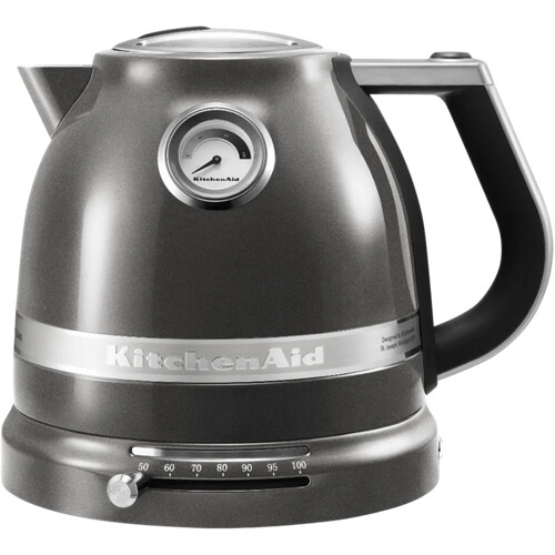 Met de KitchenAid Artisan Waterkoker Tingrijs kook ...