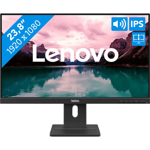 Met de Lenovo ThinkVision E24-40 werk je prettig ...