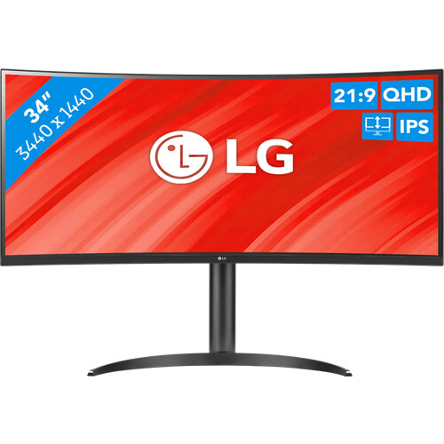 Met de LG UltraWide 34WQ73A-B monitor werk jij ...