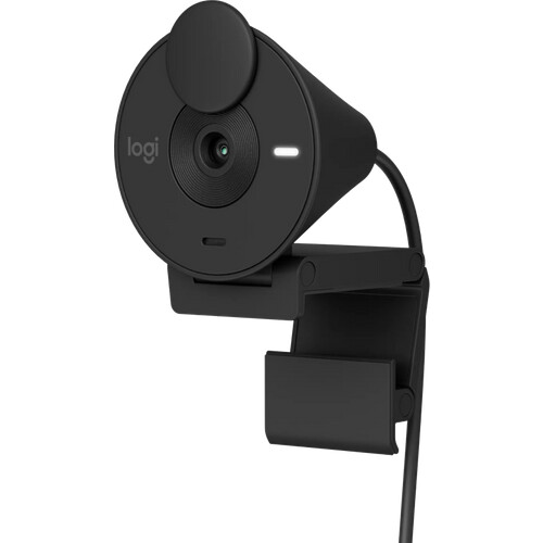 Met de Logitech Brio 300 Full HD Webcam Zwart voer ...