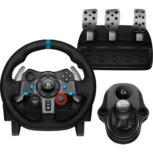 Met de Logitech G29 SE Driving Force + Logitech ...