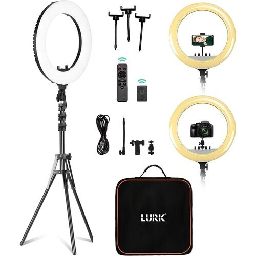 Met de Lurk Ringlamp PRO 18 inch creëer je ...