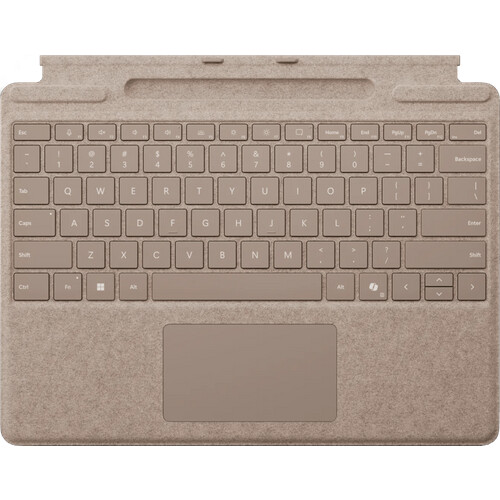 Met de Microsoft Surface Pro Type Cover met ...