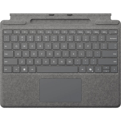 Met de Microsoft Surface Pro Type Cover met ...