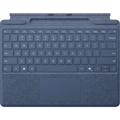 Met de Microsoft Surface Pro Type Cover met ...