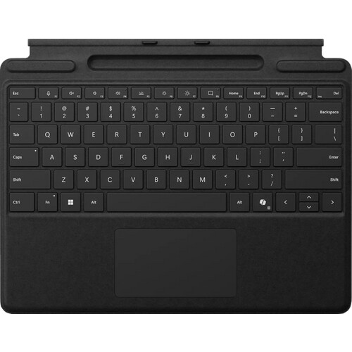Met de Microsoft Surface Pro Type Cover met ...