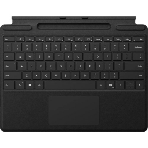 Met de Microsoft Surface Pro Type Cover met ...