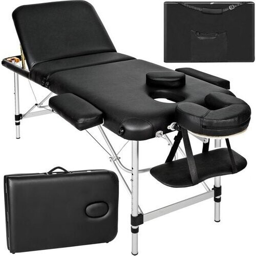 De mobiele aluminium massagetafel met 3 zones is ...